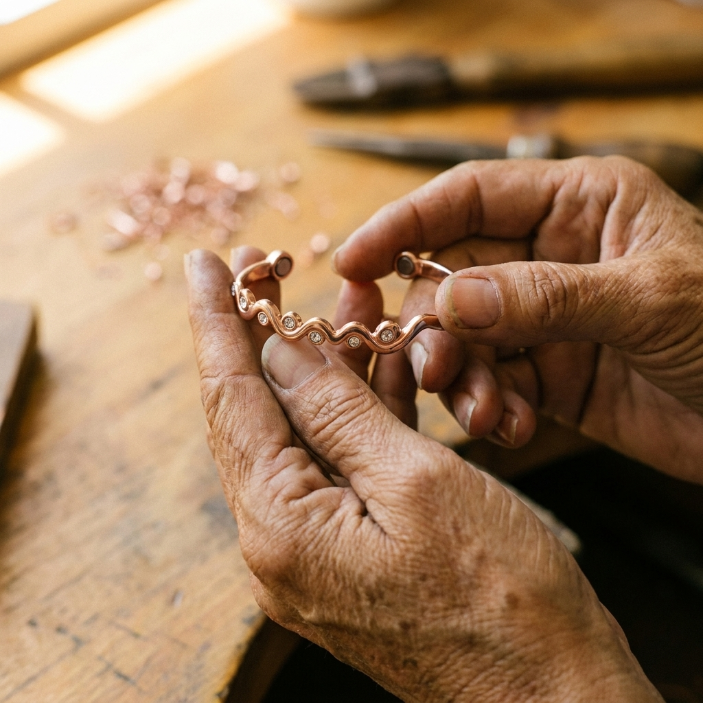 Calder's Lark Copper Bracelet