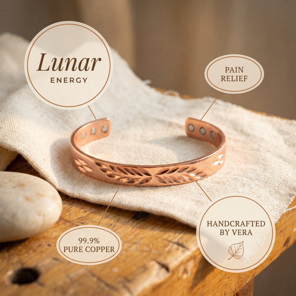 Calder's Lunar Copper Bracelet
