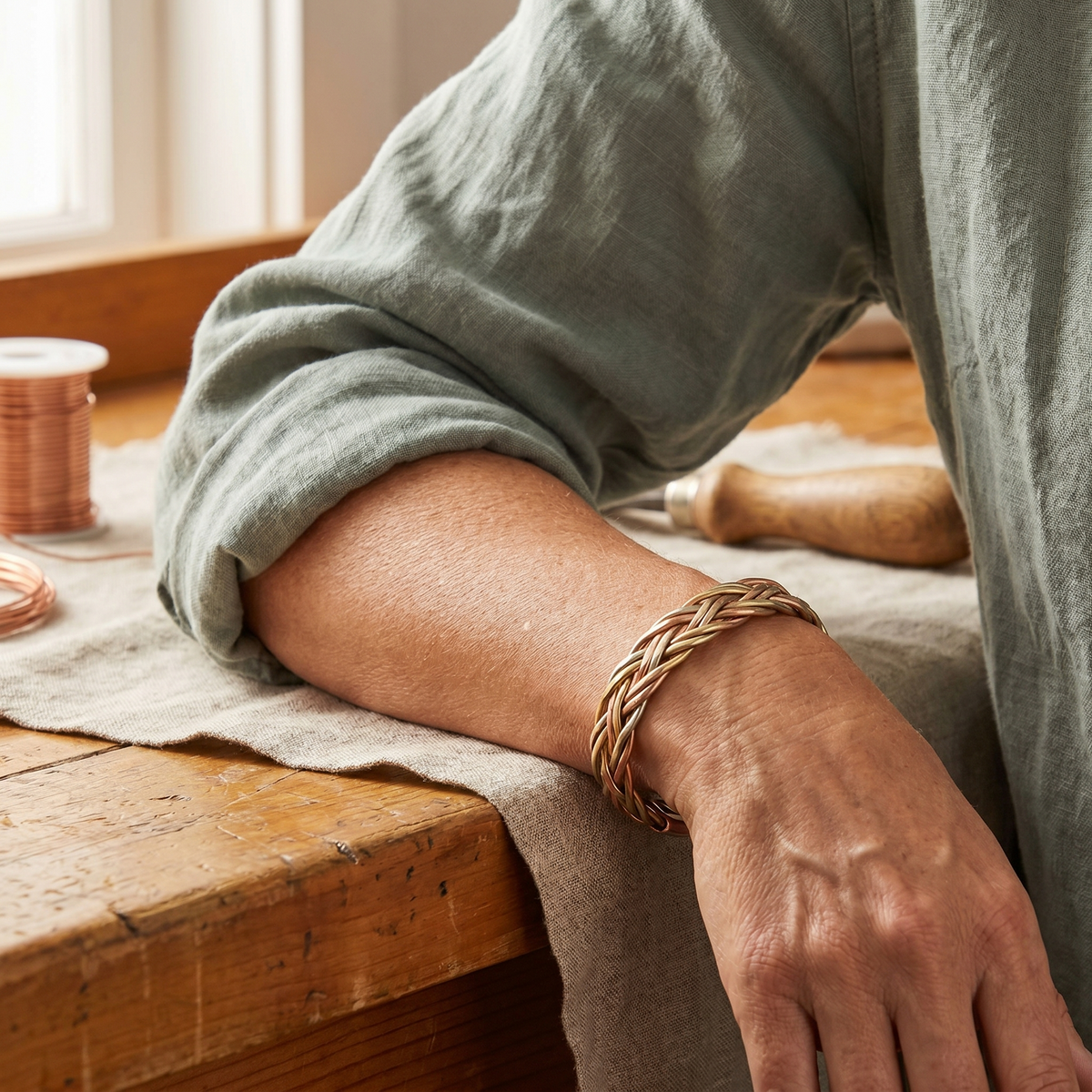 Calder's Mire Copper Bracelet