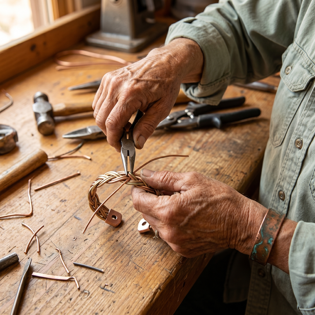 Calder's Mire Copper Bracelet