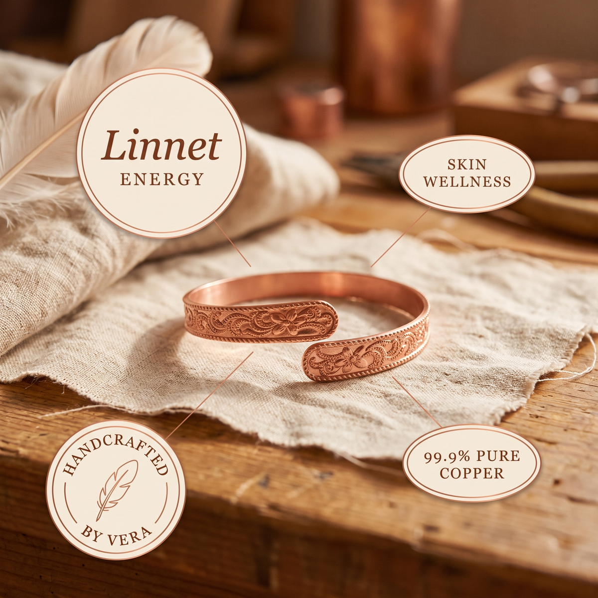 Calder's Moor Copper Bracelet