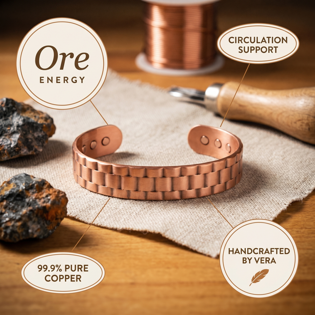 Calder's Ore Men's Copper Bracelet