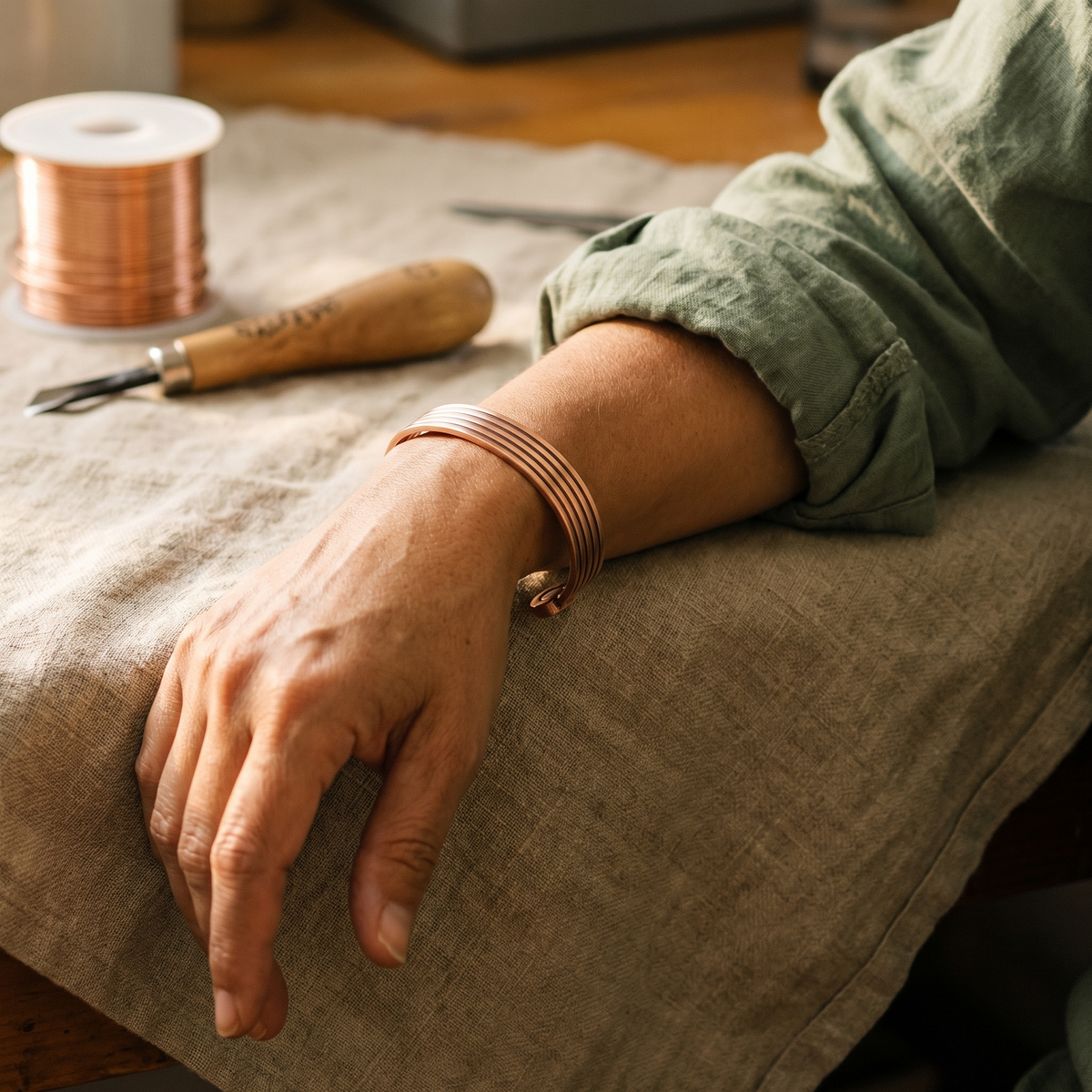 Calder's Ridge Copper Bracelet
