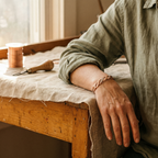 Calder's Seam Copper Bracelet