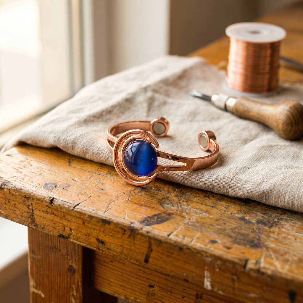 Calder's Sphere Copper Bracelet