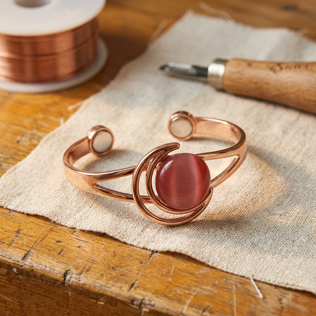 Calder's Sphere Pure Copper Bracelet