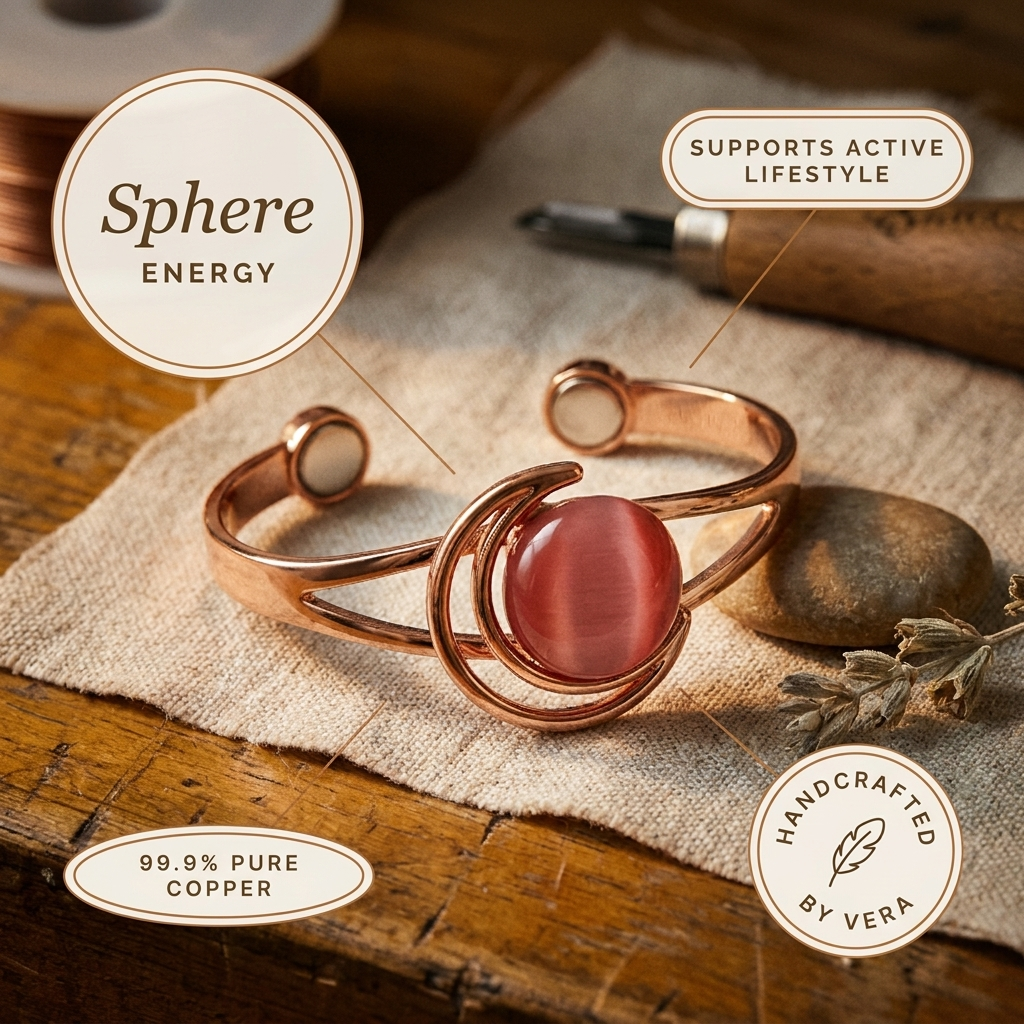 Calder's Sphere Pure Copper Bracelet