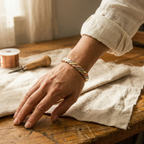 Calder's Stone Copper Bracelet