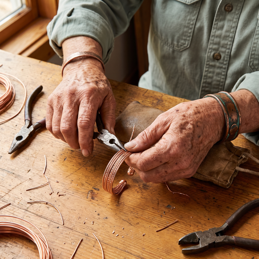 Calder's Swift Copper Bracelet