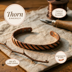 Calder's Thorn Copper Bracelet