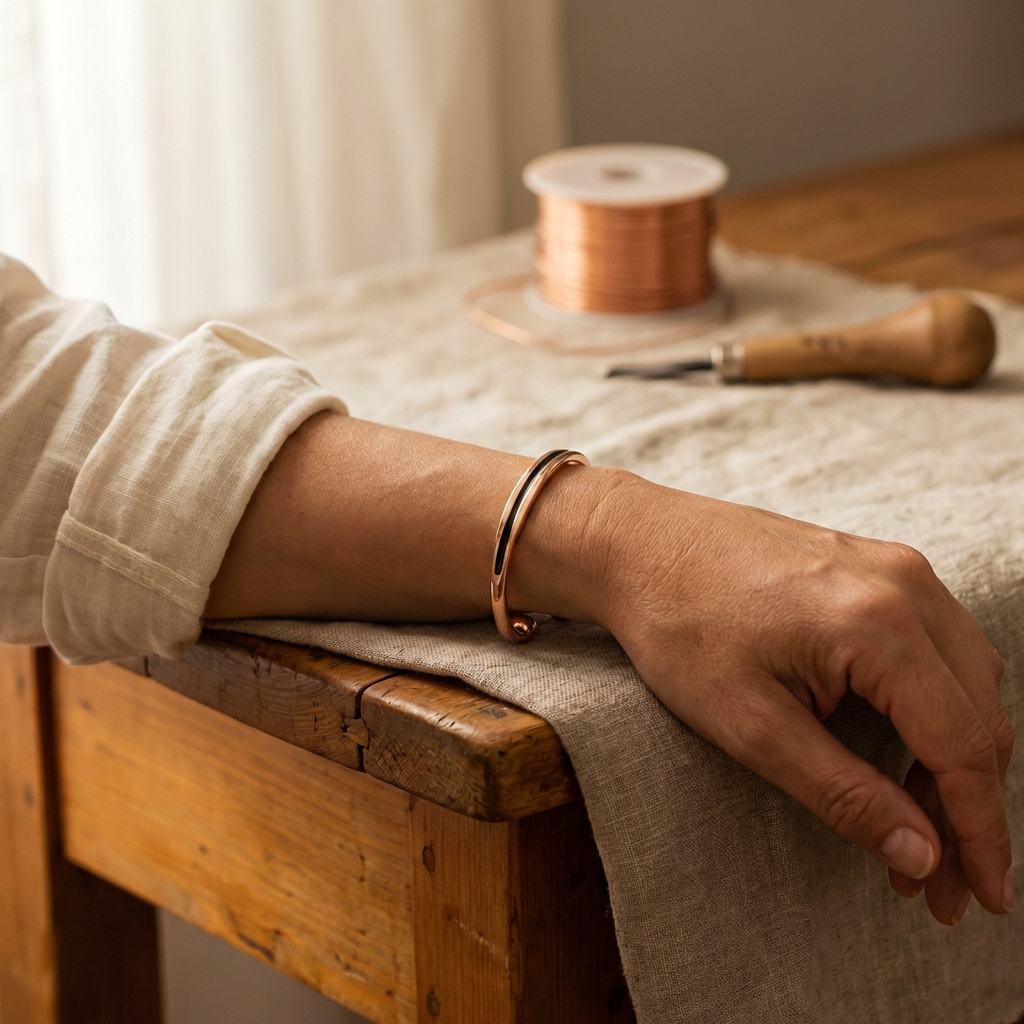 Calder's Vein Copper Bracelet