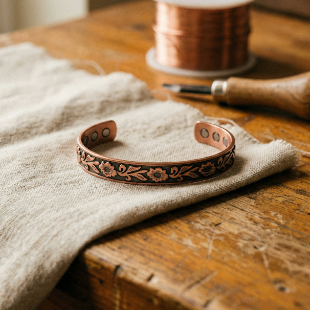 Calder's Vine Copper Bracelet