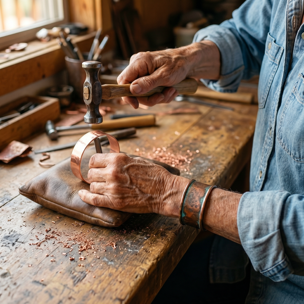 Calder's Wick Copper Bracelet
