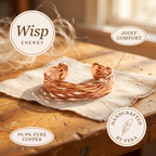 Calder's Wisp Copper Bracelet
