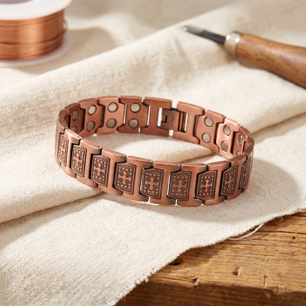 Calder's Gale Men's Copper Bracelet