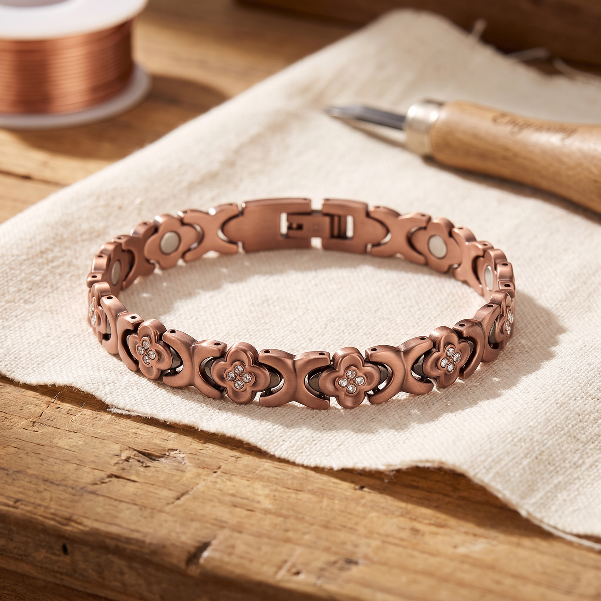 Calder's Keel Copper Bracelet