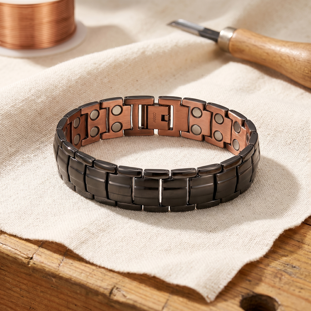 Calder's Ochre Men's  Copper Bracelet
