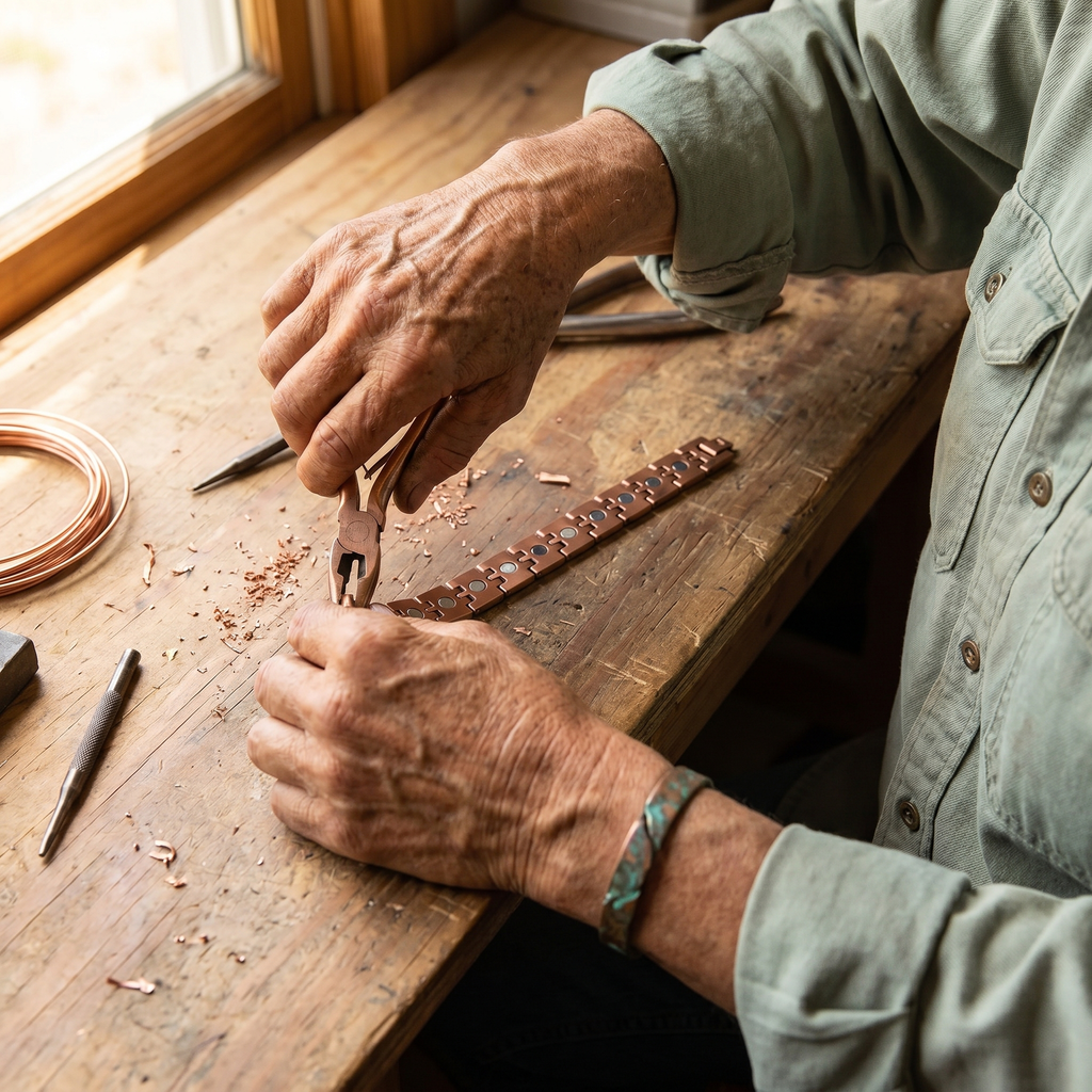 Calder's Pike Men's Copper Bracelet