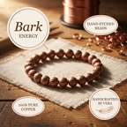 Calder's Bark Copper Bracelet