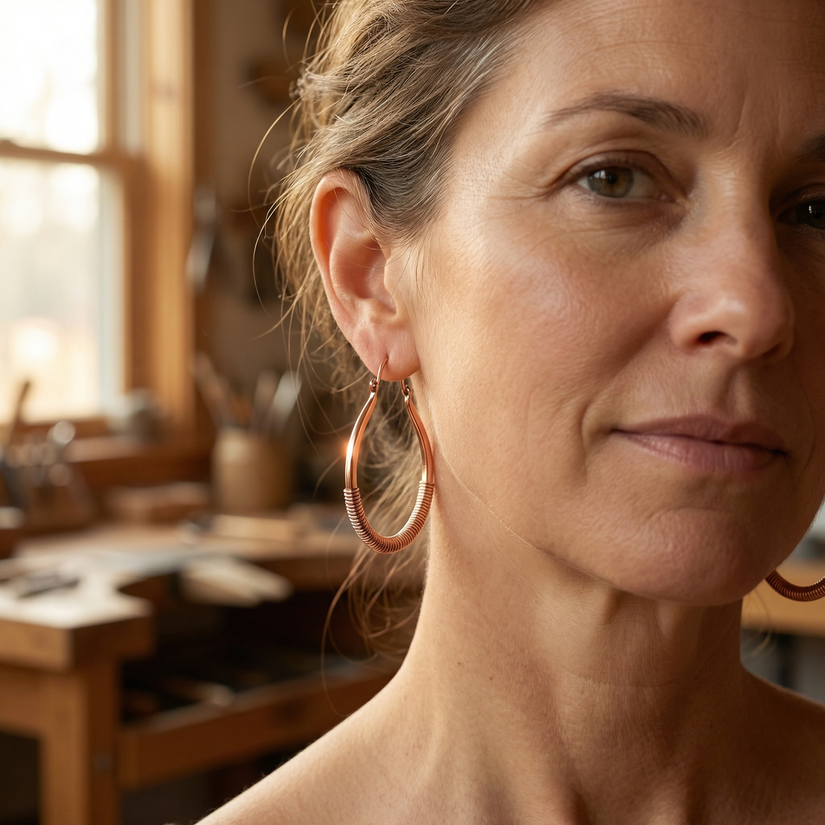 Calder's Creek Copper Earrings