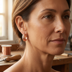 Calder's Dew Copper Earrings