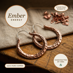 Calder's Ember Copper Earrings