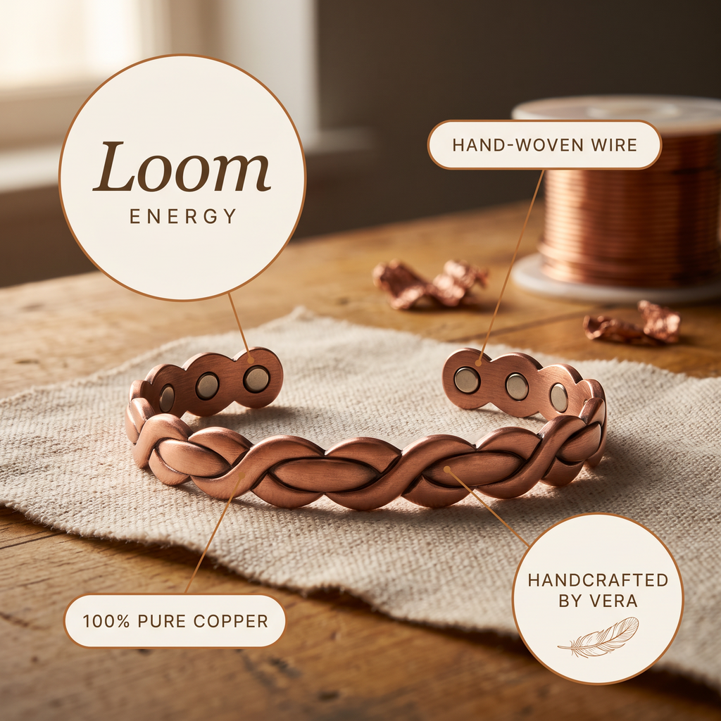 Calder's Loom Copper Bracelet