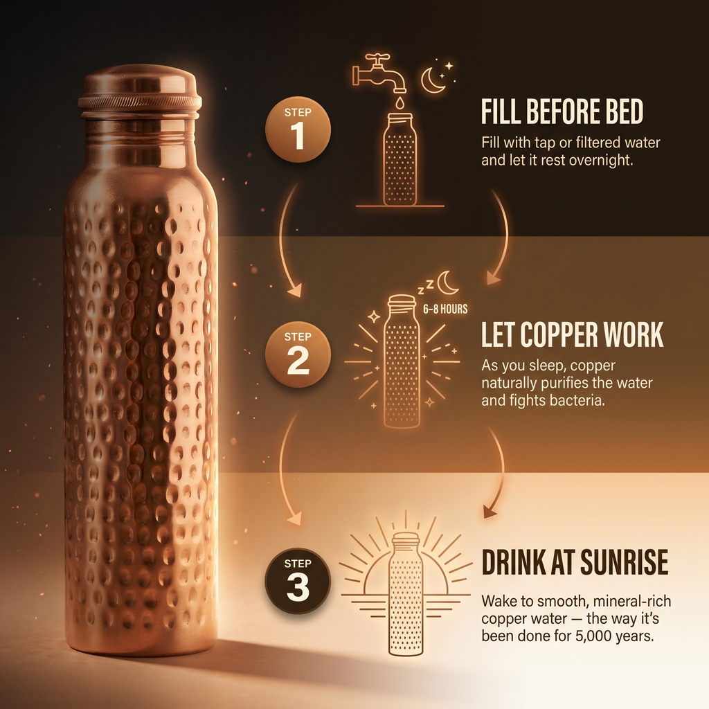 Calder's Pure Copper Water Bottle