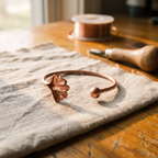 Calder's Shell Copper Bracelet