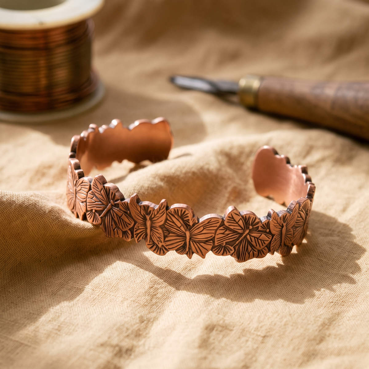Calder's Sky Copper Bracelet