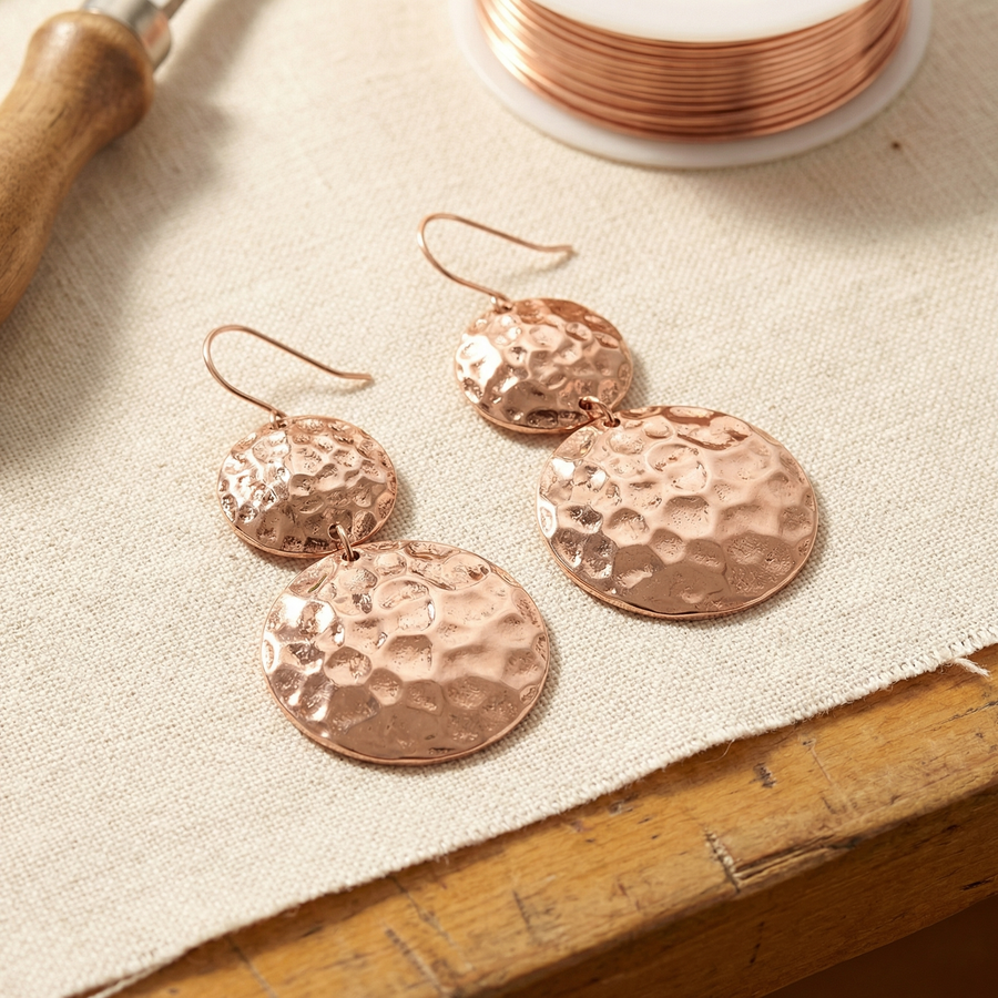 Calder's Solstice Copper Earrings