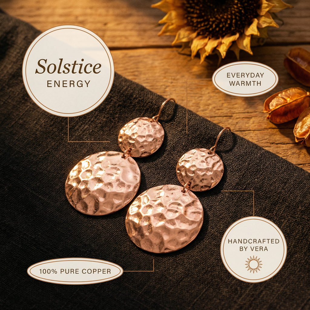 Calder's Solstice Copper Earrings