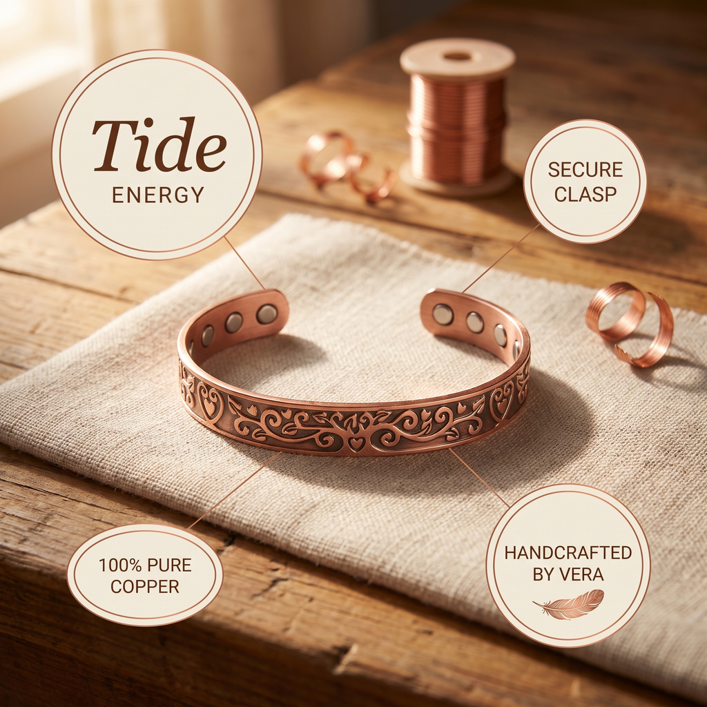 Calder's Tide Copper Bracelet