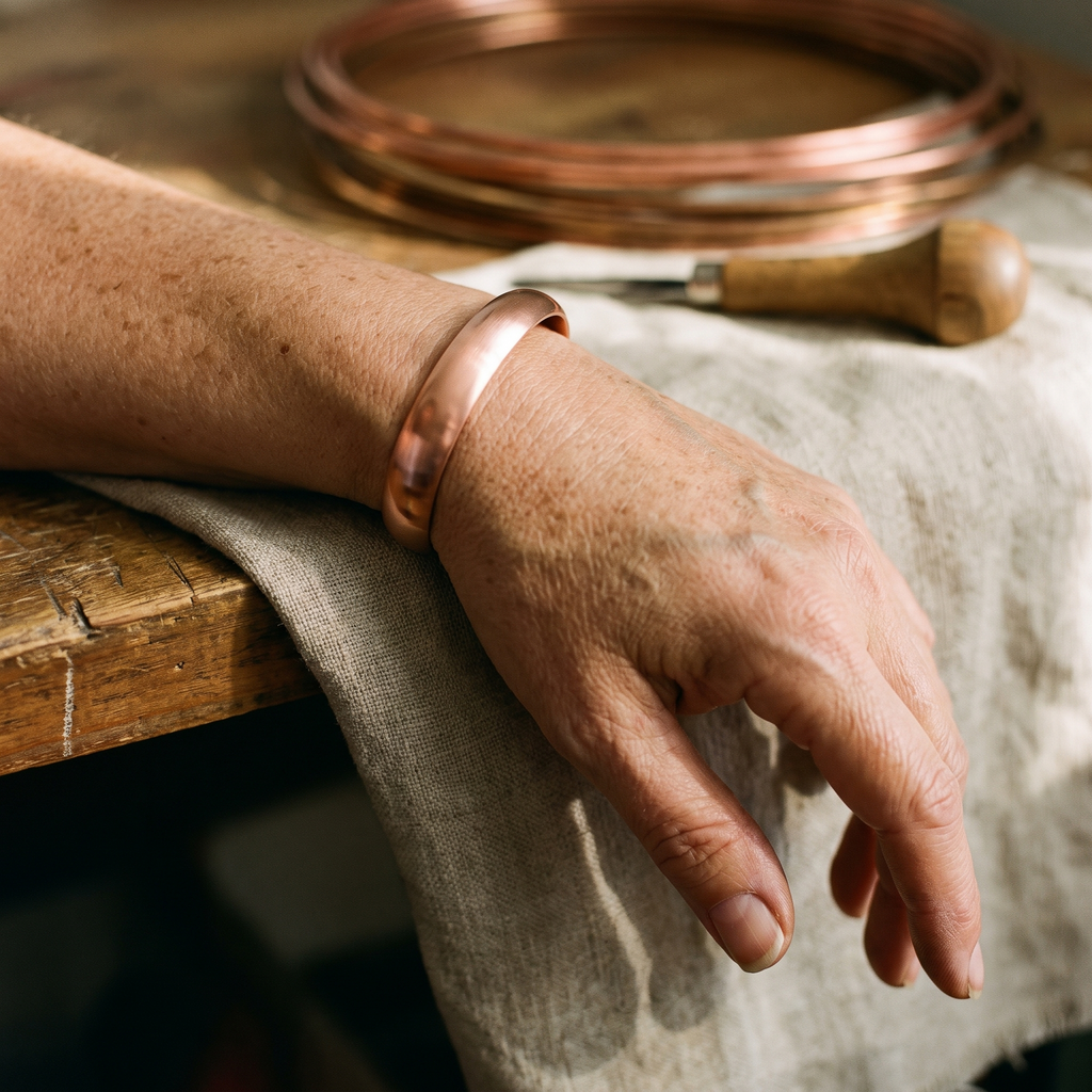 Calder's Tide Copper Bracelet