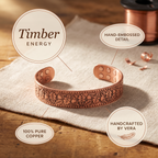 Calder's Timber Copper Bracelet