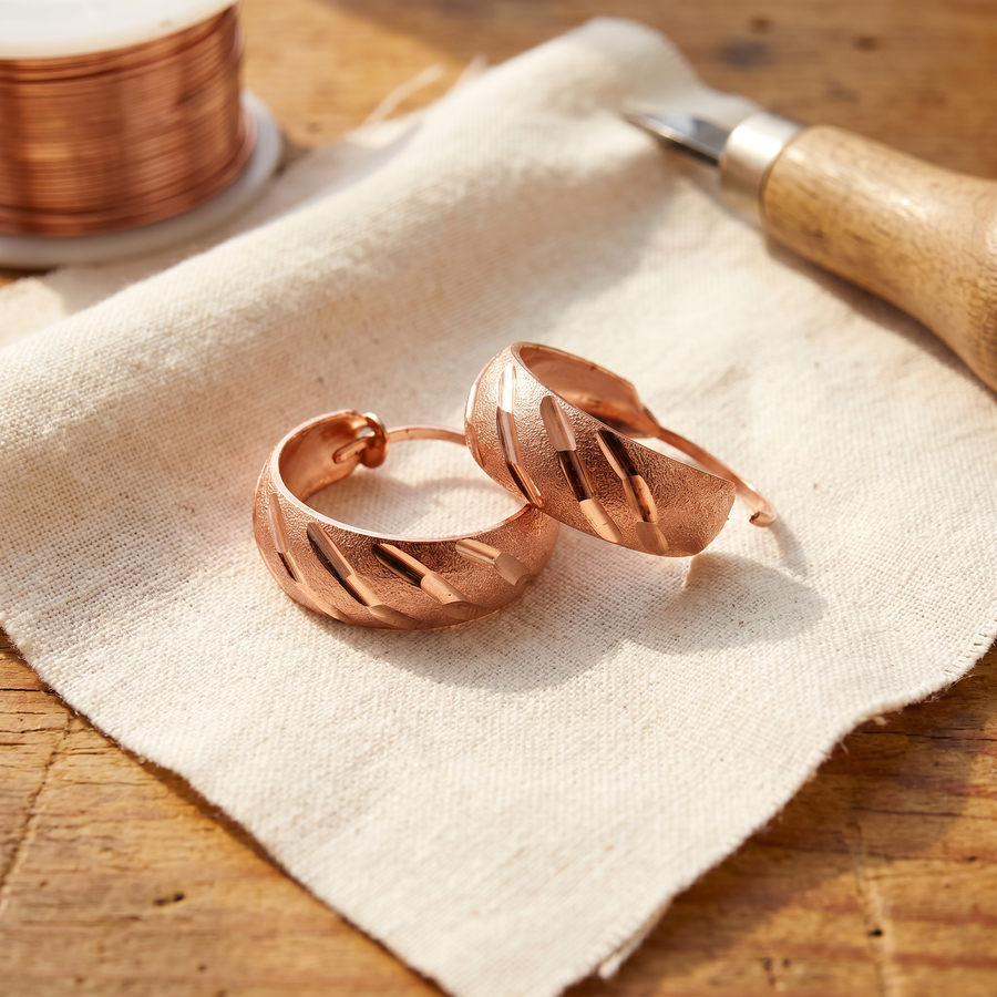 Calder's Vale Copper Earrings