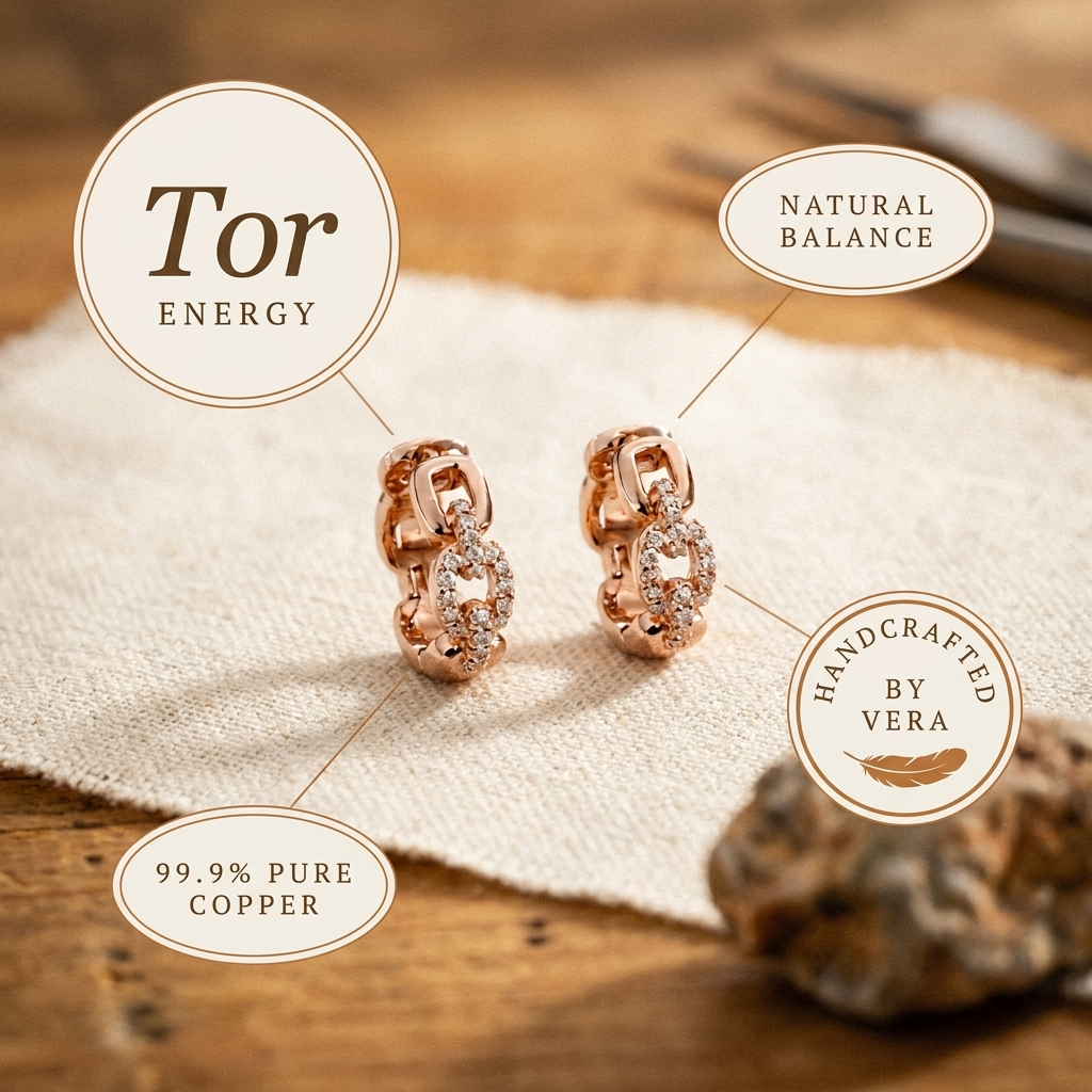 Calder's Tor Copper Earrings