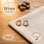 Calder's Wren Copper Hoop Earrings