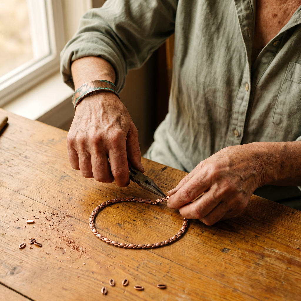 Calder's Cedar Copper Necklace