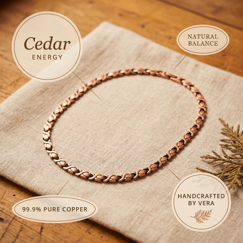 Calder's Cedar Copper Necklace