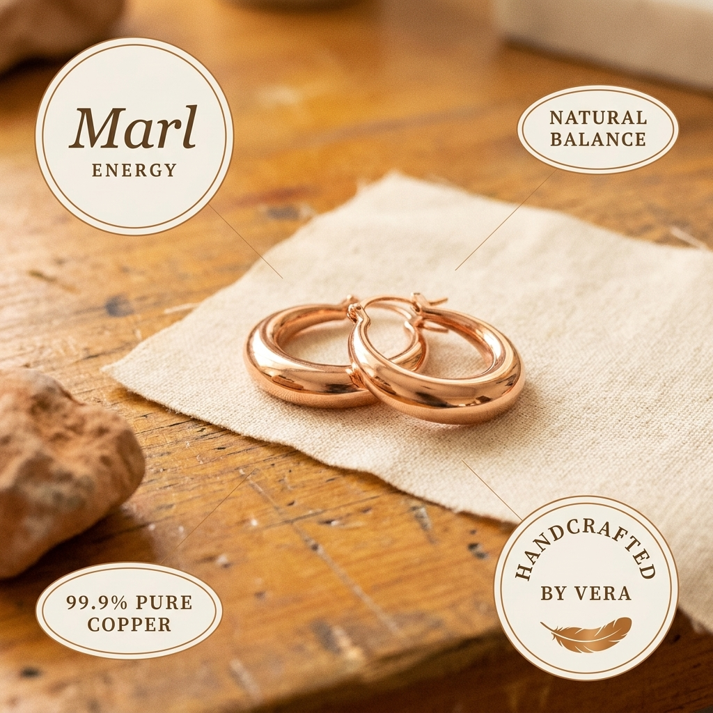 Calder's Marl Copper Earrings