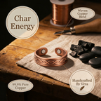 Calder's Char Copper Ring