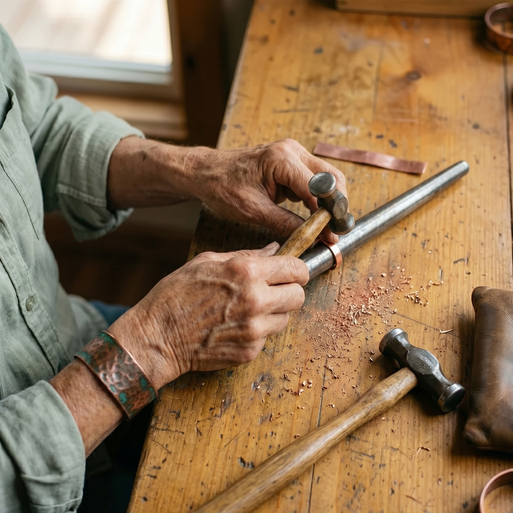 Calder's Weld Copper Ring